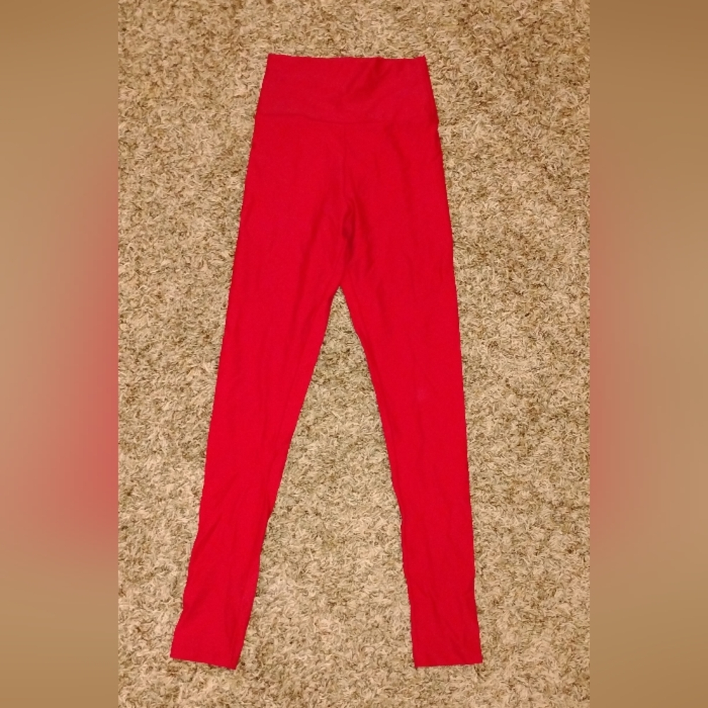 Natalie Dancewear Vibrant Red Kids Leggings